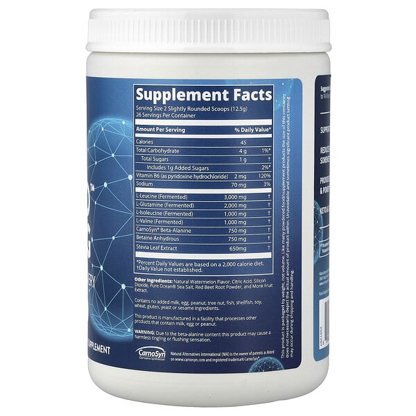 Alternative view of MRM Nutrition, Reload BCAA+G™, Post-Workout Recovery, Watermelon, 11.6 oz (330 g)