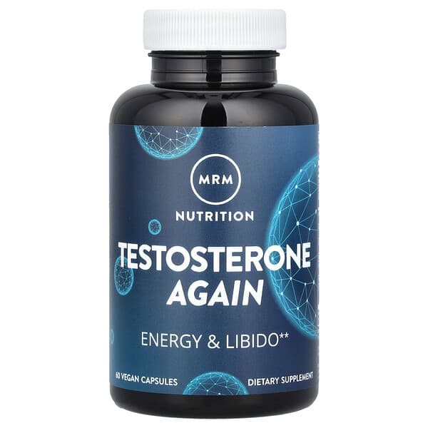 MRM Nutrition, Testosterone Again, 60 Vegan Capsules