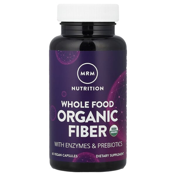 MRM Nutrition, Whole Food Organic Fiber, 60 Vegan Capsules