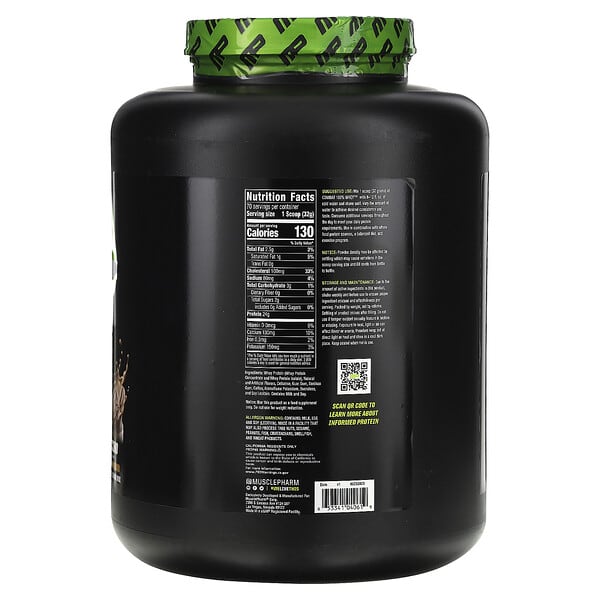 Alternative view of MusclePharm, Combat 100% Whey Protein, Cappuccino, 5 lb (2.24 kg)