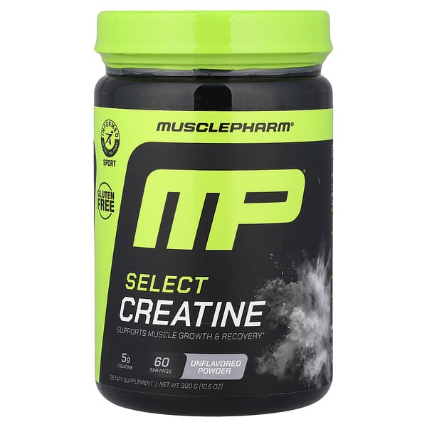 MusclePharm, Select Creatine, Unflavored, 10.6 oz (300 g)