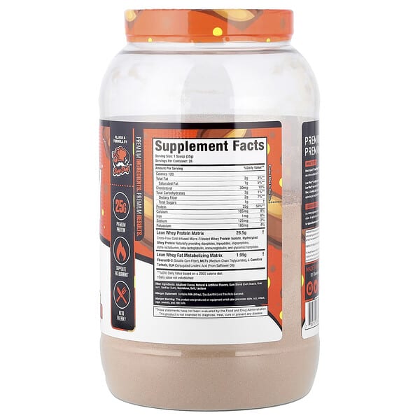 Alternative view of MuscleSport, Lean Whey™, Iso-Hydro, Chocolate Peanut Butter, 2 lbs (910 g)