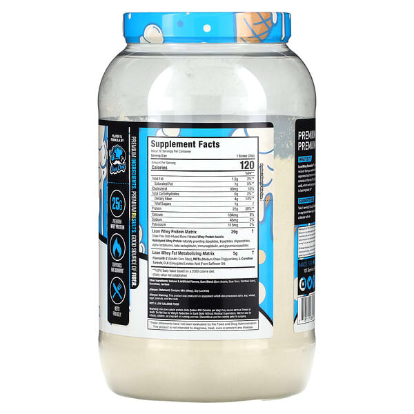Alternative view of MuscleSport, Lean Whey, Iso-Hydro, Vanilla Ice Cream, 2 lbs (908 g)