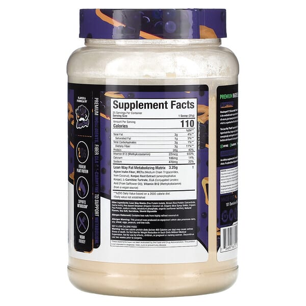 Alternative view of MuscleSport, The Lean Whey, Plant'd, Blueberry Cobbler, 1.7 lbs (775 g)