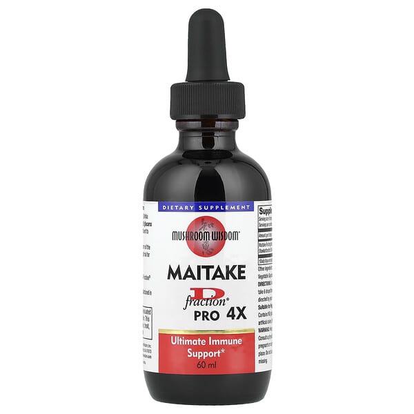 Mushroom Wisdom, Maitake D Fraction®, Pro 4X, 60 ml