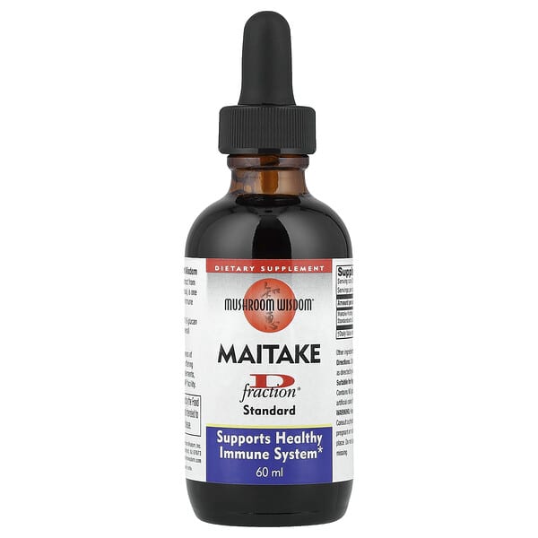 Mushroom Wisdom, Maitake D Fraction®, Standard, 60 ml