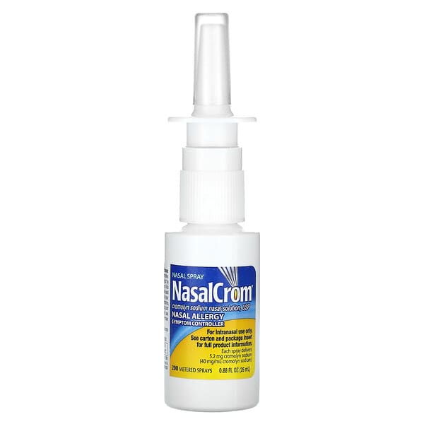 NasalCrom, Nasal Spray, Prevents & Relieves, Ages 2+, 5.2 mg, 0.88 fl oz (26 ml)