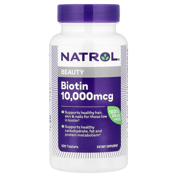 Natrol, Biotin, 100 Tablets