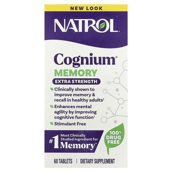 Natrol, Cognium® Memory, 200 mg, 60 Tablets