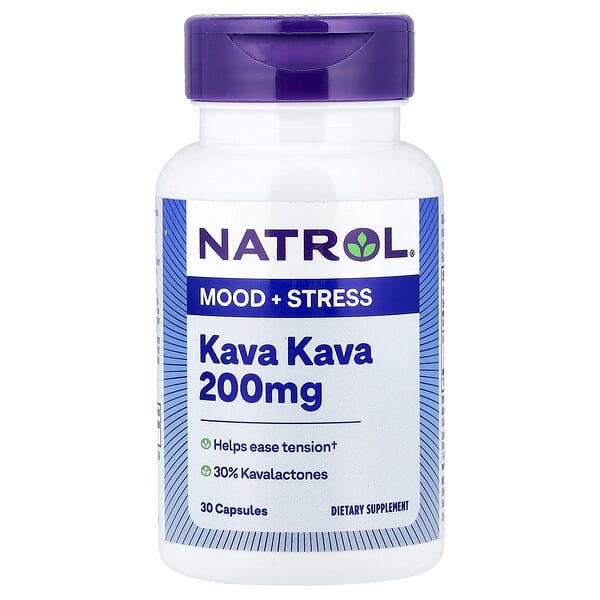 Natrol, Kava Kava, 200 mg, 30 Capsules