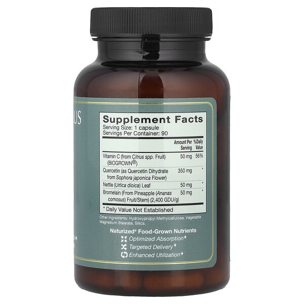 Alternative view of Natura Health Products, Quercetin Plus, 90 Capsules