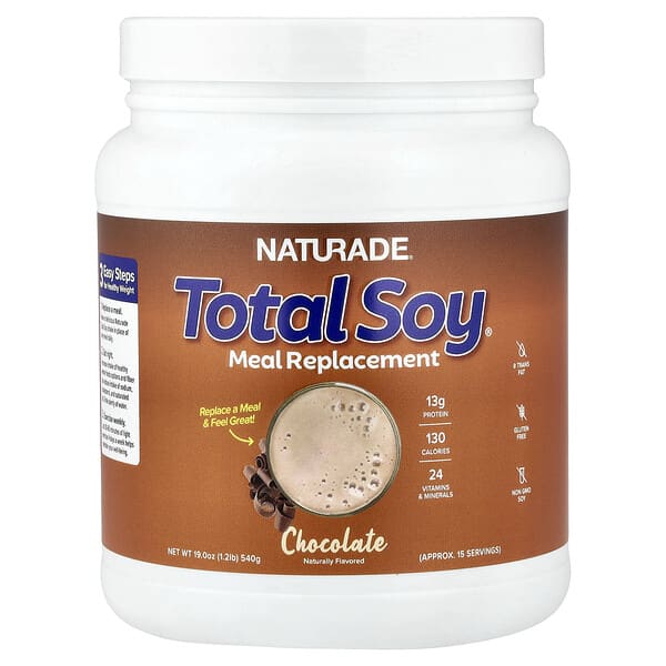 Naturade, Total Soy®, Meal Replacement, Chocolate, 1.2 lb (540 g)