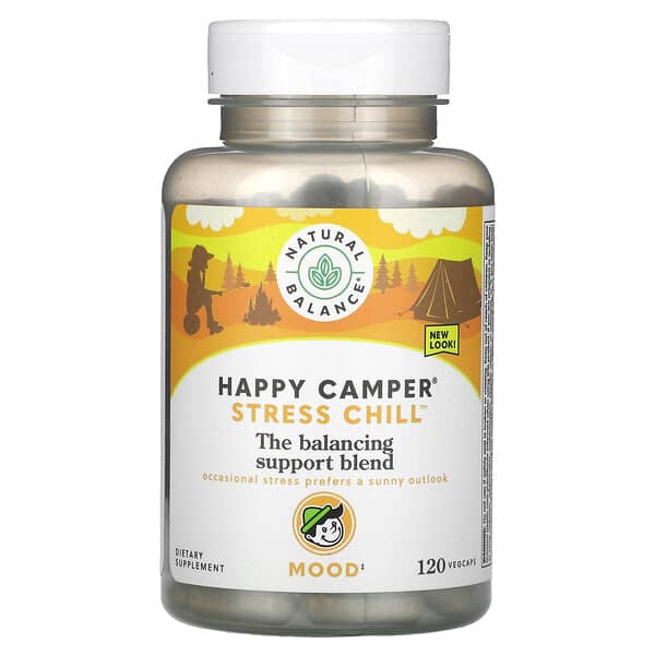 Natural Balance, Happy Camper, Stress Chill, 120 Vegcaps