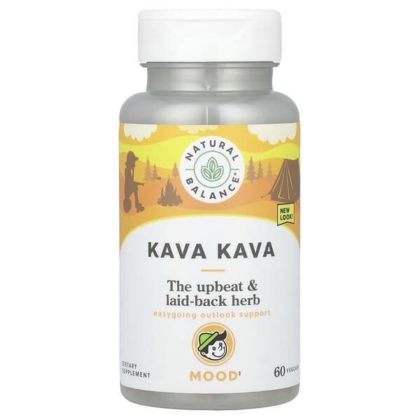 Natural Balance, Kava Kava, 60 VegCaps (450 mg per Capsule)