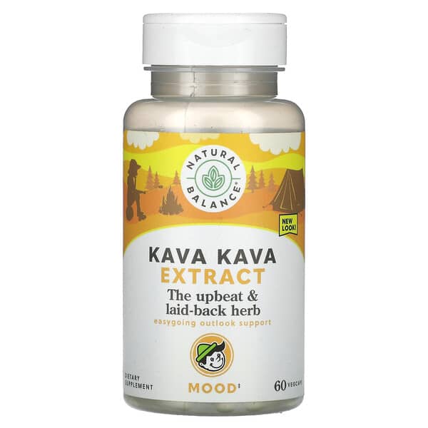Natural Balance, Kava Kava Extract, 60 VegCaps (234 mg per Capsule)