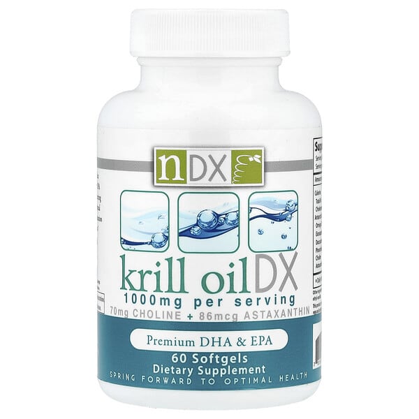 Natural Dynamix (NDX), Krill Oil DX, Premium DHA & EPA, 60 Softgels