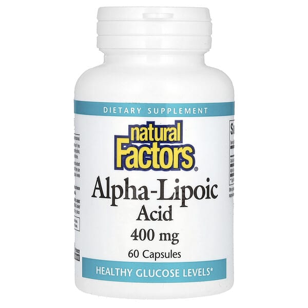 Natural Factors, Alpha-Lipoic Acid, 400 mg, 60 Capsules
