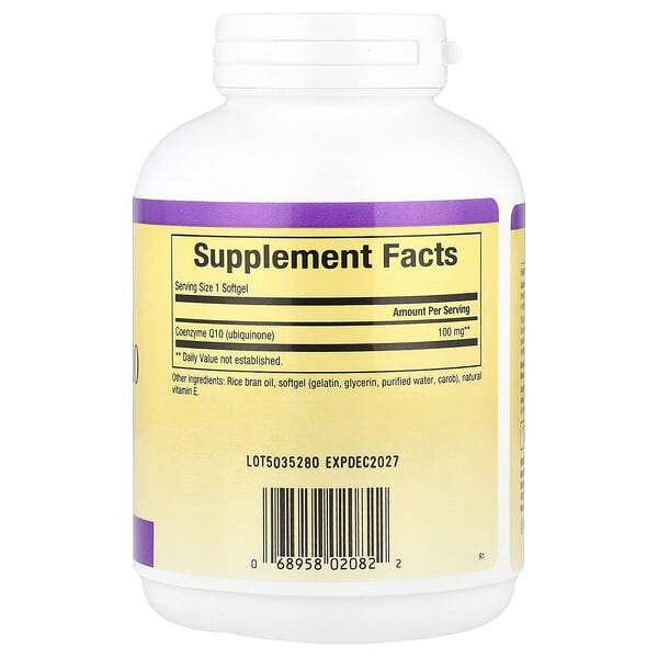 Alternative view of Natural Factors, Coenzyme Q10, 100 mg, 240 Softgels
