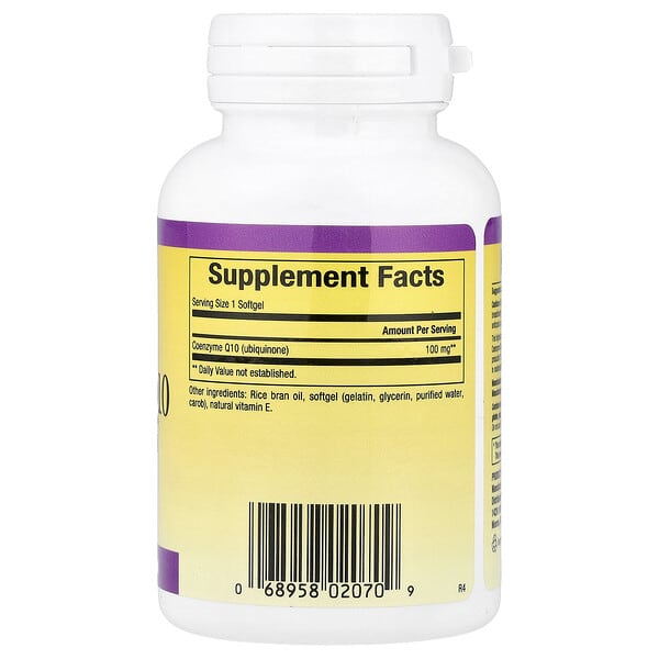 Alternative view of Natural Factors, Coenzyme Q10, 100 mg, 30 Softgels