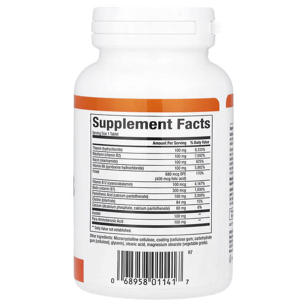 Alternative view of Natural Factors, Complete B, 90 Tablets