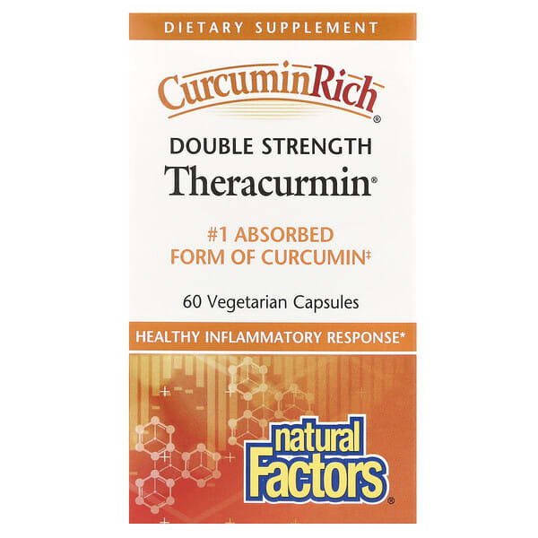 Natural Factors, CurcuminRich®, Theracurmin®, 60 mg, 60 Vegetarian Capsules