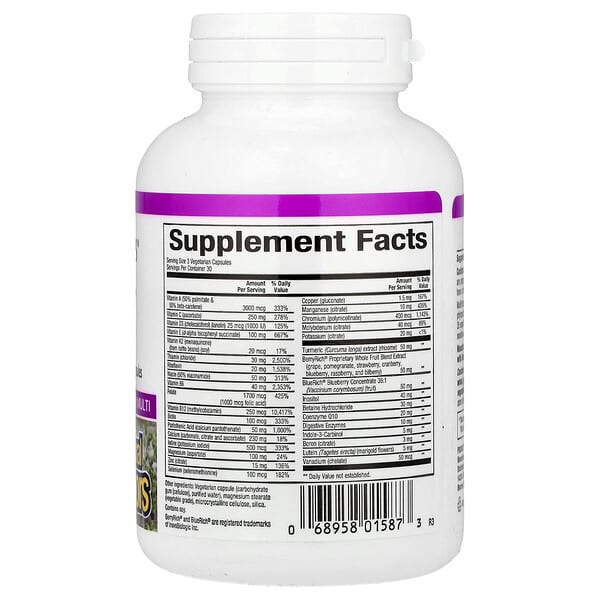 Alternative view of Natural Factors, MultiFactors® Women's 50+, 90 Vegetarian Capsules