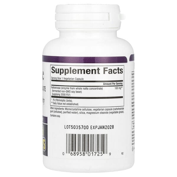 Alternative view of Natural Factors, Nattokinase, 100 mg, 60 Vegetarian Capsules