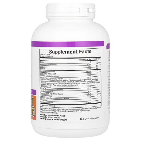 Alternative view of Natural Factors, OsteoMove®, Joint Care, 240 Tablets