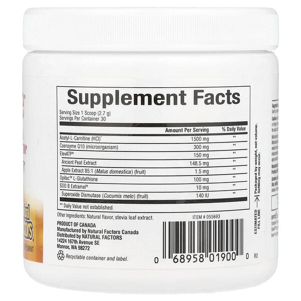 Alternative view of Natural Factors, Regener Life™, 2.86 oz (81 g)