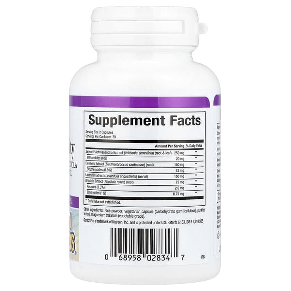 Alternative view of Natural Factors, Stress-Relax®, Adrenal Serenity, 60 Vegetarian Capsules