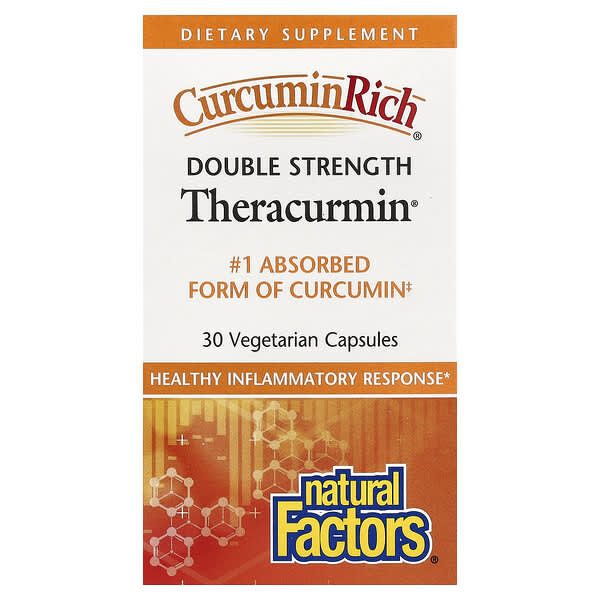 Natural Factors, Theracurmin®, 60 mg, 30 Vegetarian Capsules