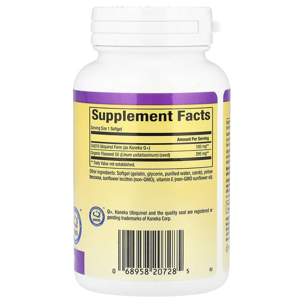 Alternative view of Natural Factors, Ubiquinol, Active CoQ10, 100 mg, 120 Softgels