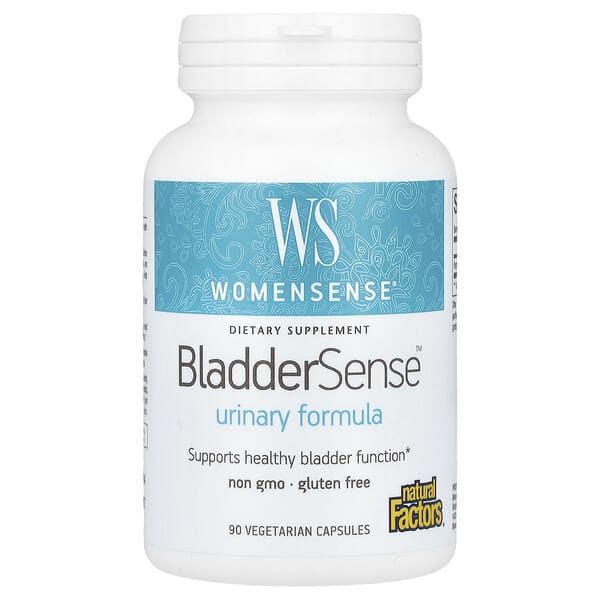 Natural Factors, WomenSense, BladderSense, 262 mg, 90 Vegetarian Capsules