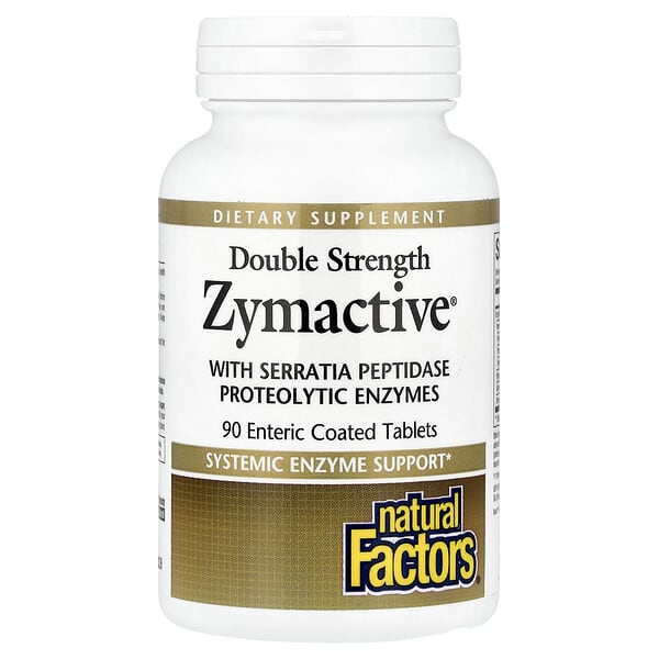 Natural Factors, Zymactive®, 90 Enteric Coated Tablets