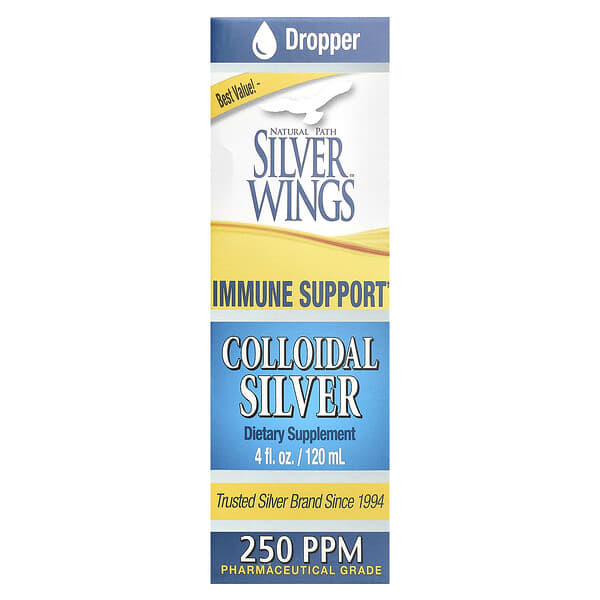 Natural Path Silver Wings, Colloidal Silver, 4 fl oz (120 ml)