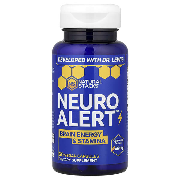 Natural Stacks, Neuro Alert™, 60 Vegan Capsules