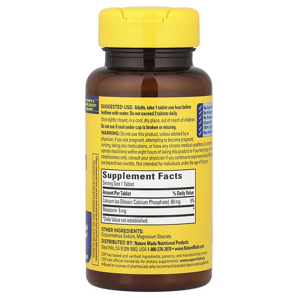 Alternative view of Nature Made, Melatonin, 90 Tablets