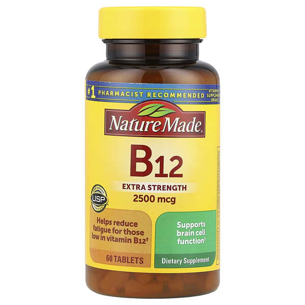Nature Made, Vitamin B12, 60 Tablets