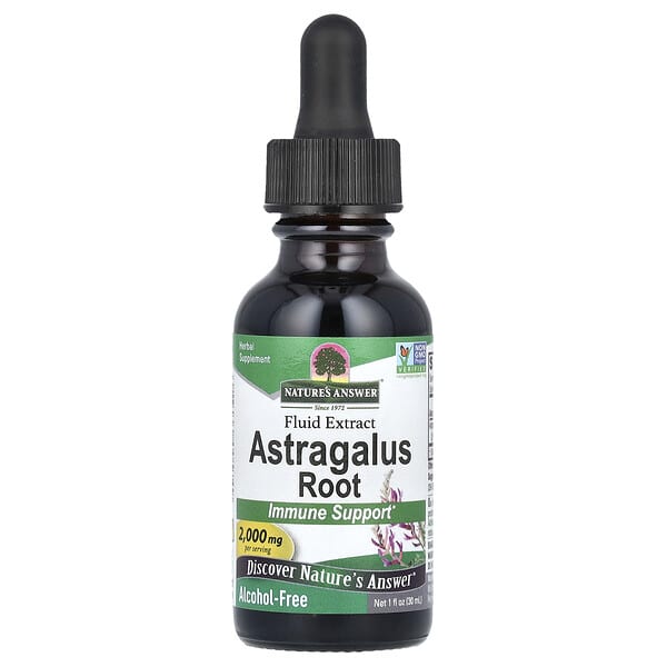 Nature's Answer, Astragalus Root, Fluid Extract, Alcohol-Free, 2,000 mg, 1 fl oz (30 ml) 5 Nature's Answer, Astragalus Root, Fluid Extract, Alcohol-Free, 2,000 mg, 1 fl oz (30 ml)