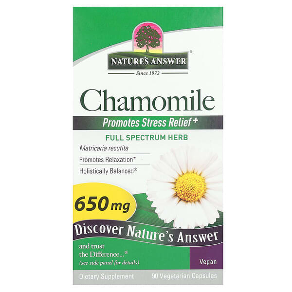 Nature's Answer, Chamomile, 90 Vegetarian Capsules (325 mg per Capsule)