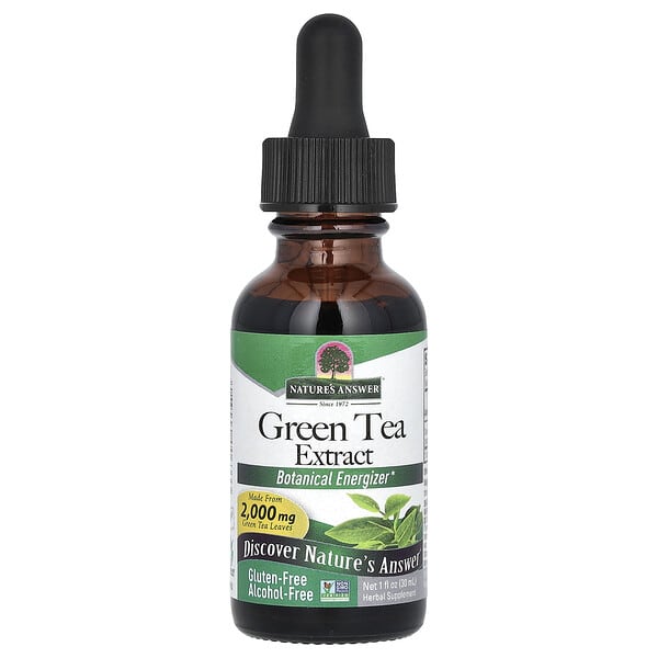 Nature's Answer, Green Tea Extract, Alcohol-Free, 760 mg, 1 fl oz (30 ml) 3 Nature's Answer, Green Tea Extract, Alcohol-Free, 760 mg, 1 fl oz (30 ml)