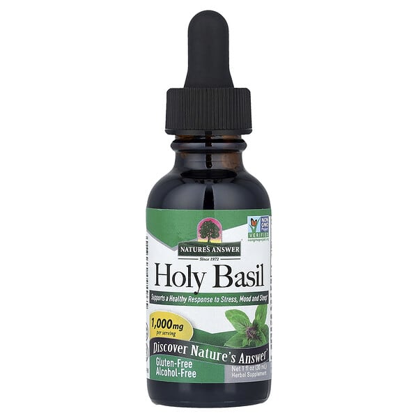Nature's Answer, Holy Basil, Alcohol Free, 1 fl oz (30 ml)