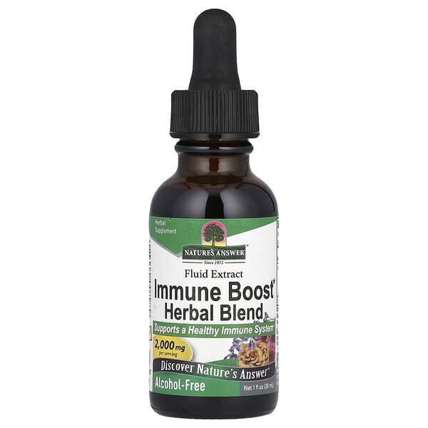 Nature's Answer, Immune Boost Herbal Blend, Alcohol-Free, 2,000 mg , 1 fl oz (30 ml) 2 Nature's Answer, Immune Boost Herbal Blend, Alcohol-Free, 2,000 mg , 1 fl oz (30 ml)