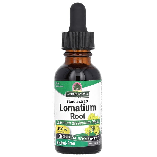 Nature's Answer, Lomatium Root, Alcohol-Free, 1,000 mg , 1 fl oz (30 ml) 3 Nature's Answer, Lomatium Root, Alcohol-Free, 1,000 mg , 1 fl oz (30 ml)