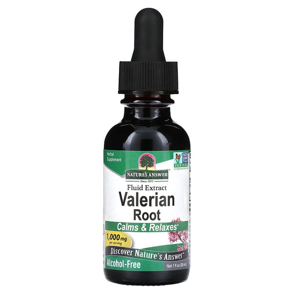 Nature's Answer, Valerian Root, Alcohol Free, 1,000 mg, 1 fl oz (30 ml) 3 Nature's Answer, Valerian Root, Alcohol Free, 1,000 mg, 1 fl oz (30 ml)