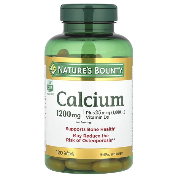 Nature's Bounty, Calcium Plus Vitamin D3, 120 Softgels