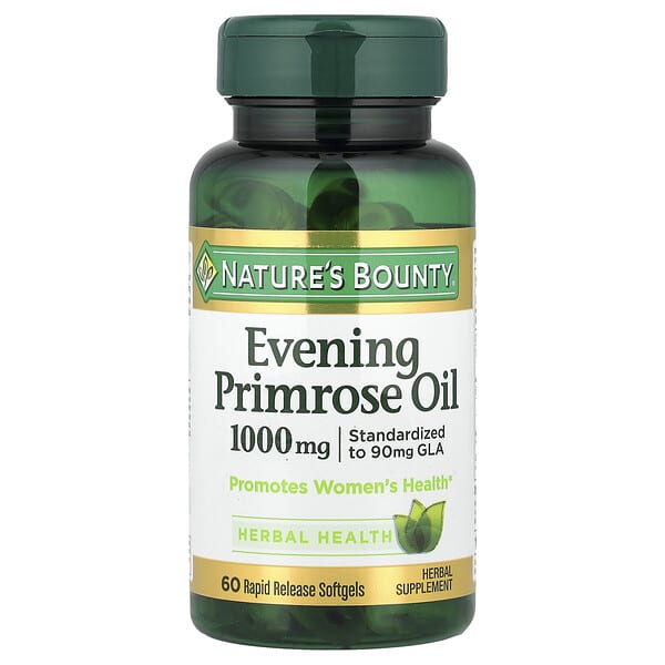Nature's Bounty, Evening Primrose Oil, 60 Rapid Release Softgels