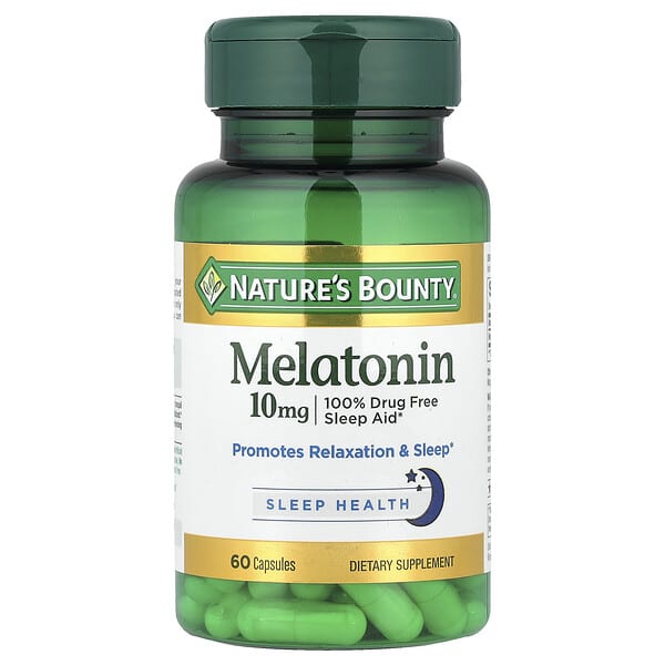 Nature's Bounty, Melatonin, 10 mg, 60 Capsules