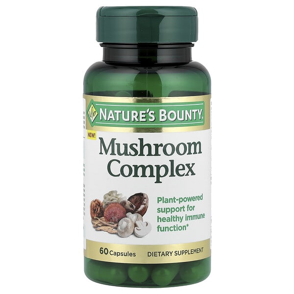 Nature's Bounty, Mushroom Complex, 60 Capsules