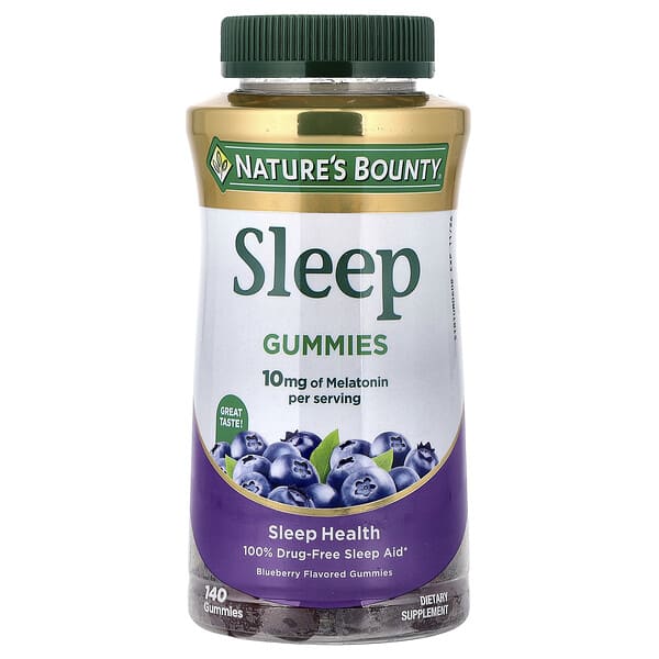 Nature's Bounty, Sleep Gummies, Blueberry, 140 Gummies
